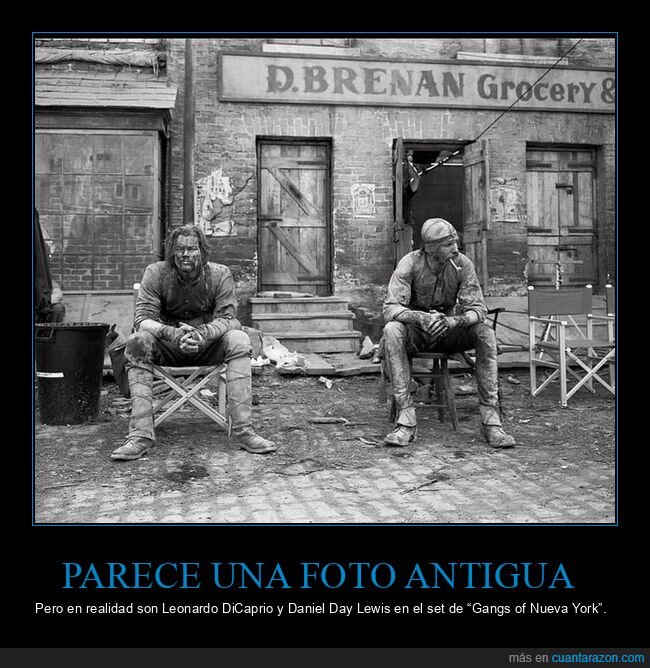 leonardo dicaprio,daniel day lewis,rodaje,gangs of new york,cine