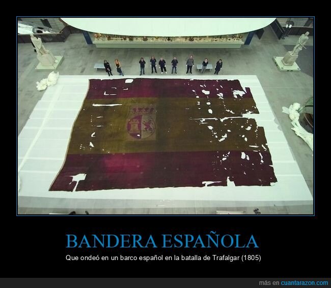 bandera,española,barco,batalla de trafalgar