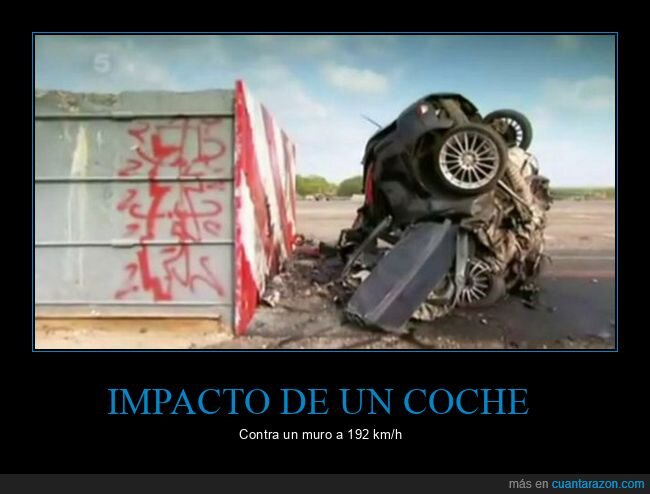 coche,impacto,muro,velocidad