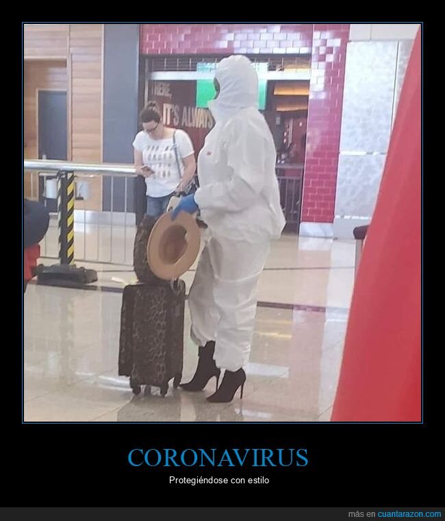 coronavirus,traje,protección,tacones,wtf