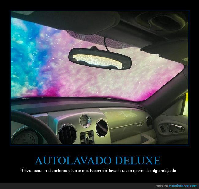 autolavado,coche,espuma,colores,luces