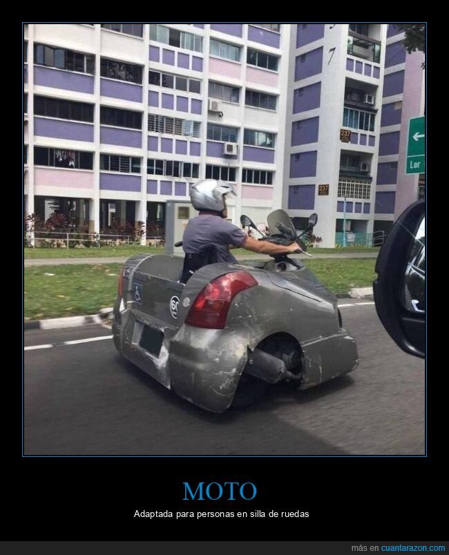 moto,silla de ruedas,wtf