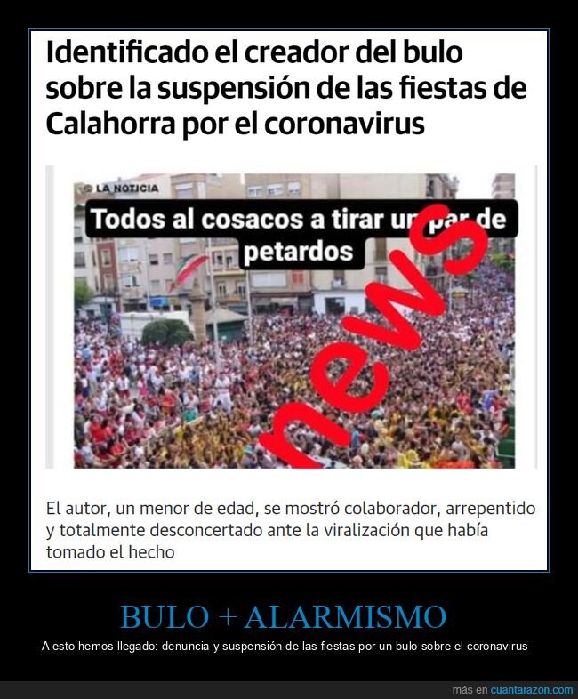 coronavirus,la rioja,bulo,denuncia,menor de edad,calahorra