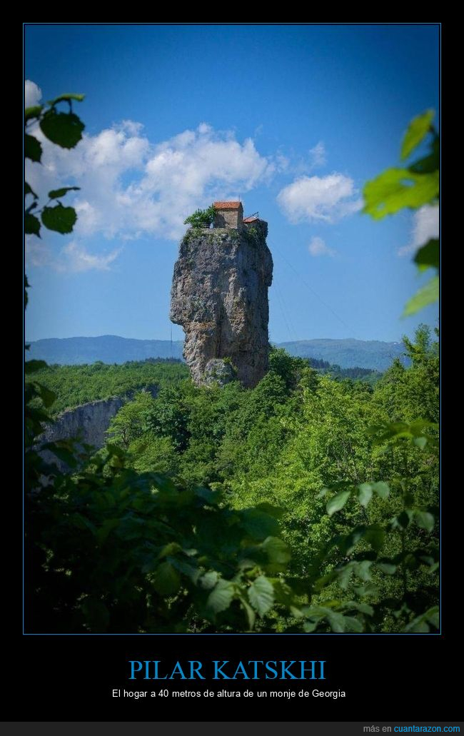 pilar katskhi,monasterio,monje,georgia