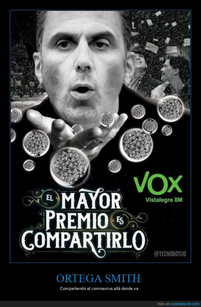 coronavirus,ortega smith,políticos