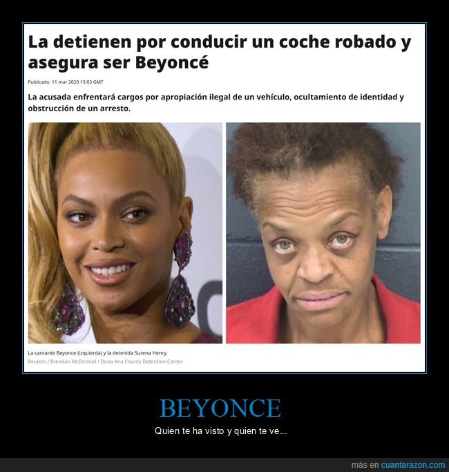 detener,coche,robado,beyonce,wtf