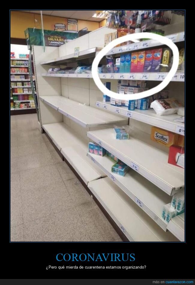 cuarentena,condones,coronavirus