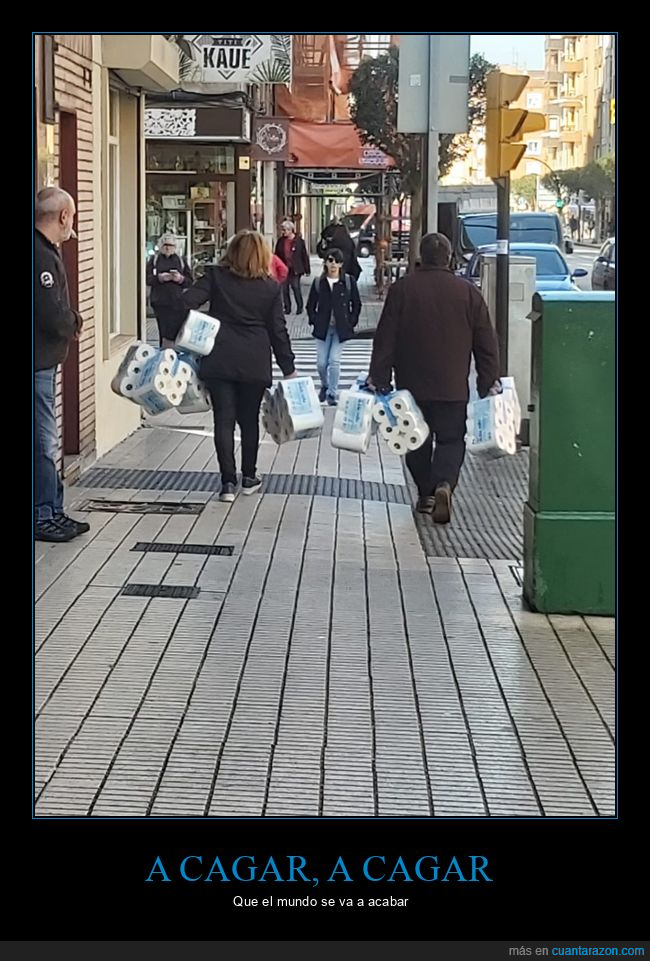 papel higiénico,comprando,coronavirus