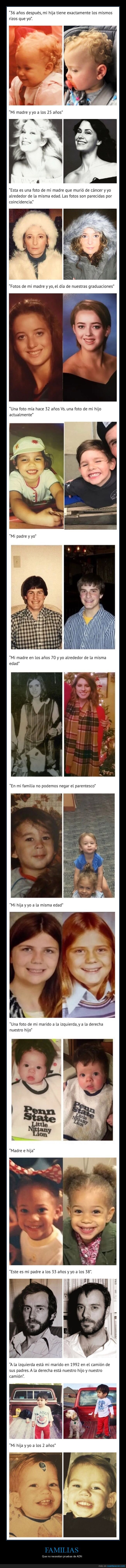 familias,parecidos,adn