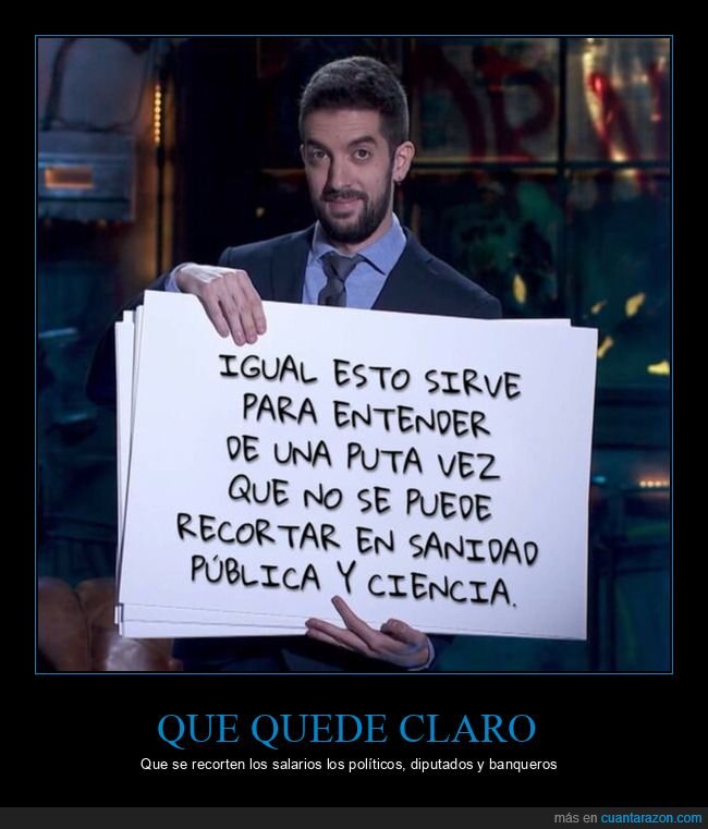 recortes,ciencia,sanidad,coronavirus