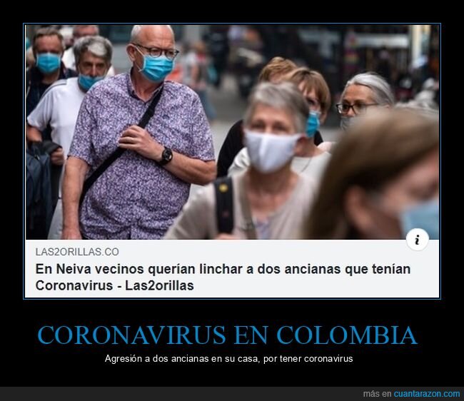 coronavirus,colombia,linchar