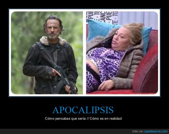 apocalipsis,expectativas,realidad,the walking dead,belén esteban