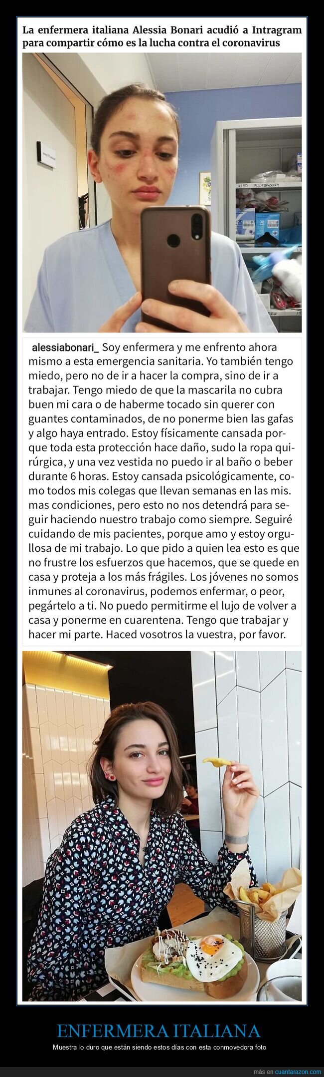 enfermera,italia,coronavirus