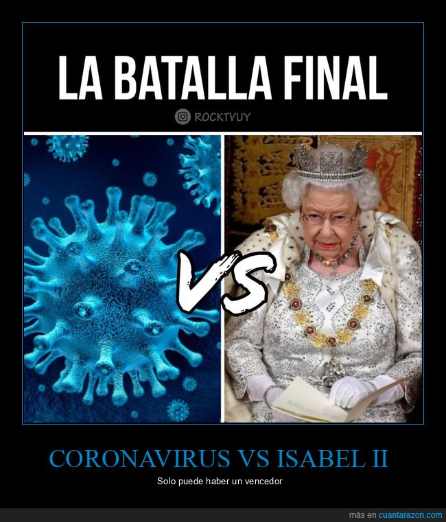 batalla final,coronavirus,isabel ii,memes