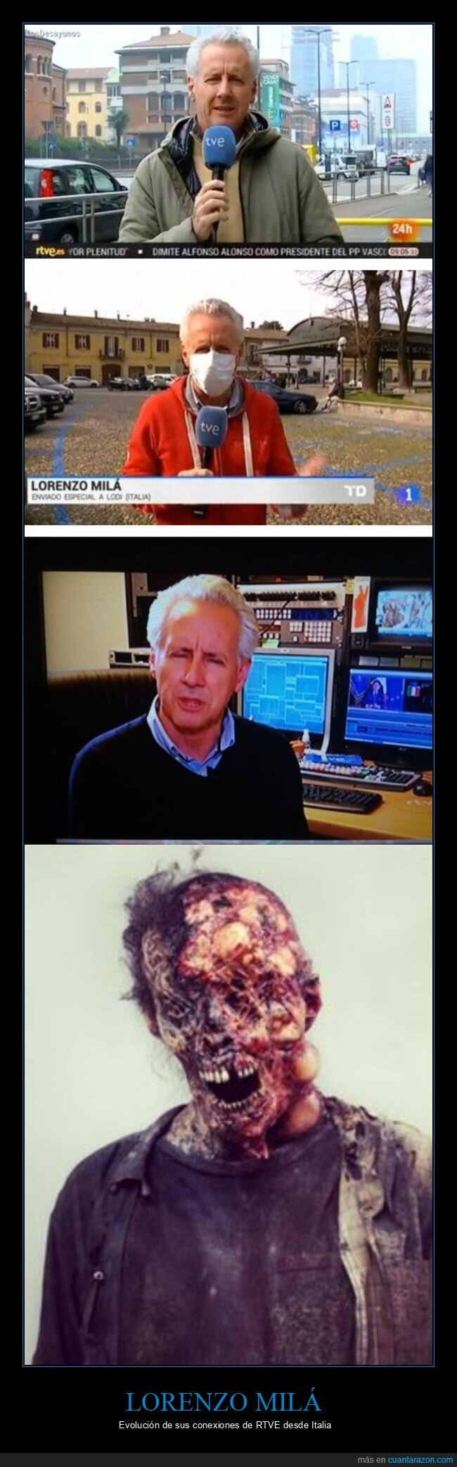 lorenzo milá,corresponsal,italia,coronavirus