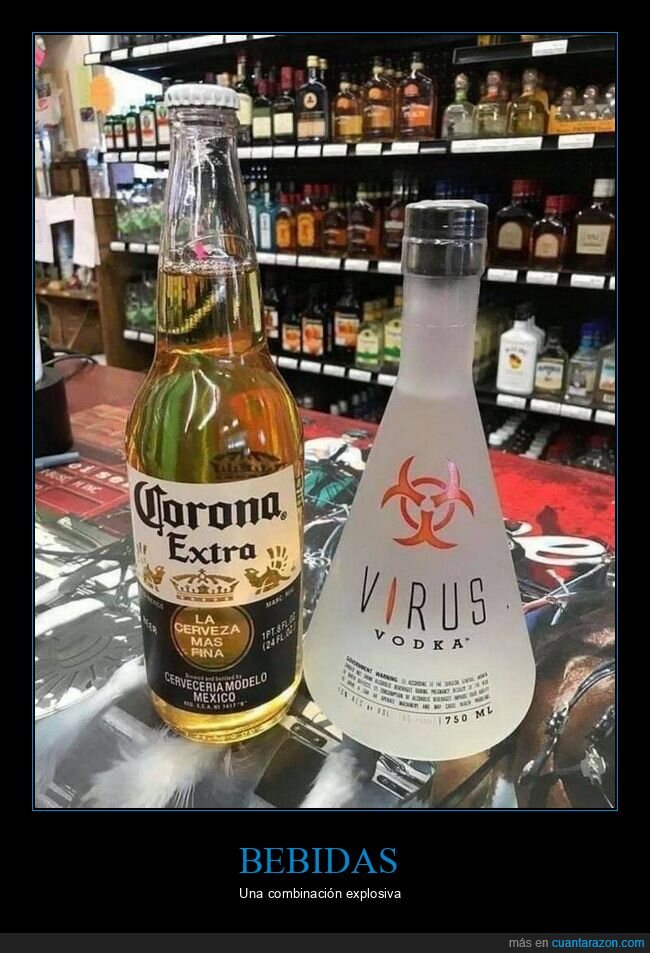 bebidas,cerveza,vodka,corona,virus,coronavirus