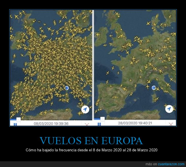 vuelos,europa,frecuencia,coronavirus