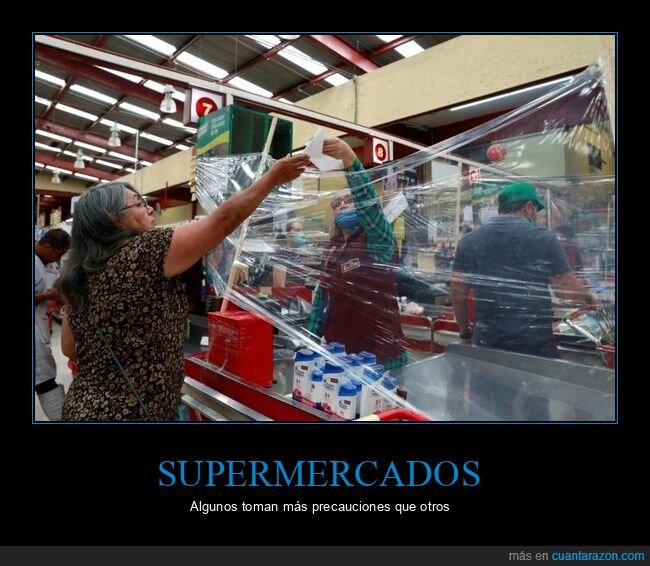 supermercado,protección,coronavirus