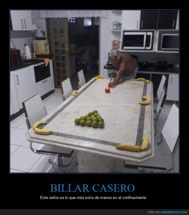 billar,cuarentena,coronavirus