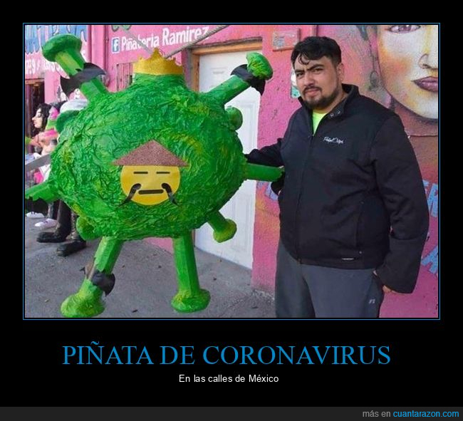 piñata,coronavirus,méxico