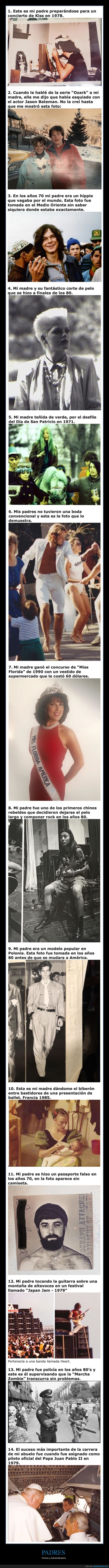 padres,únicos,retro,pasado