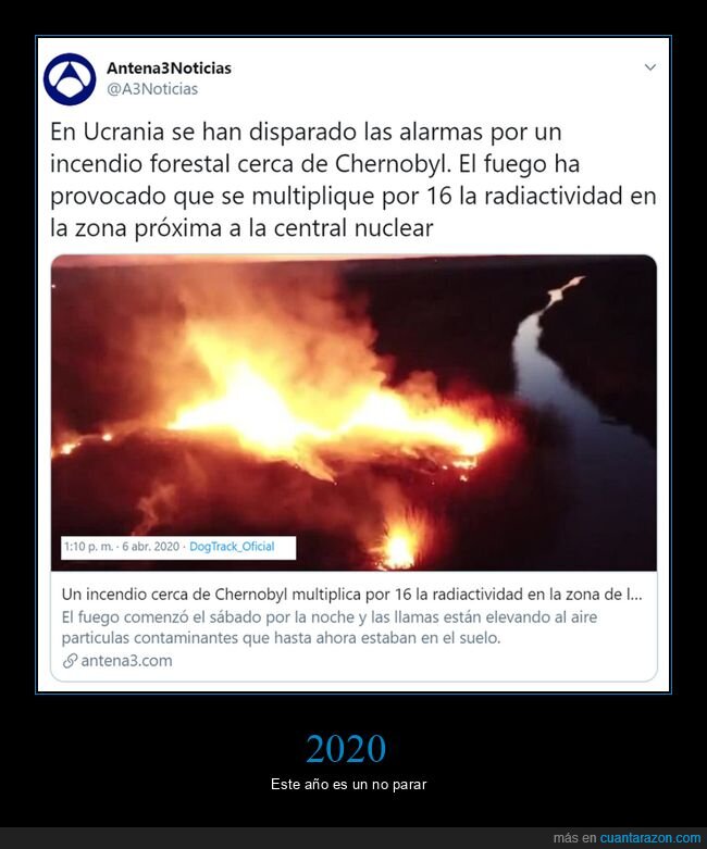 2020,incendio,chernobyl,radiactividad