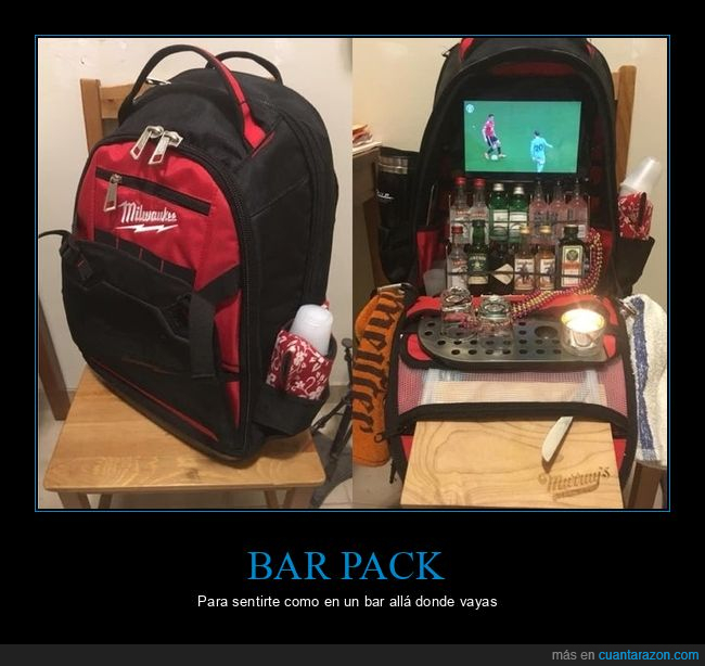 bar pack,mochila,bar