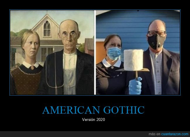 american gothic,coronavirus