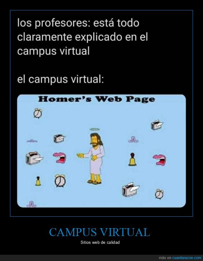 profesores,campus virtual,web de homer,cuarentena,coronavirus