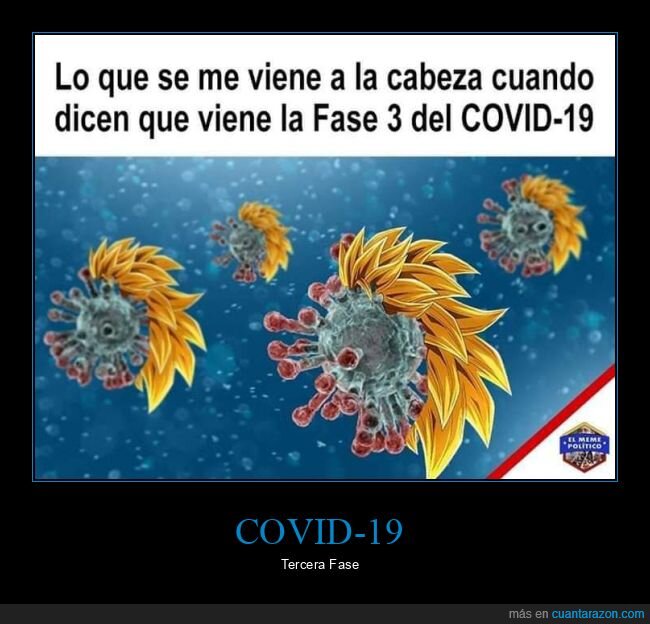 coronavirus,fase 3,goku,dragon ball