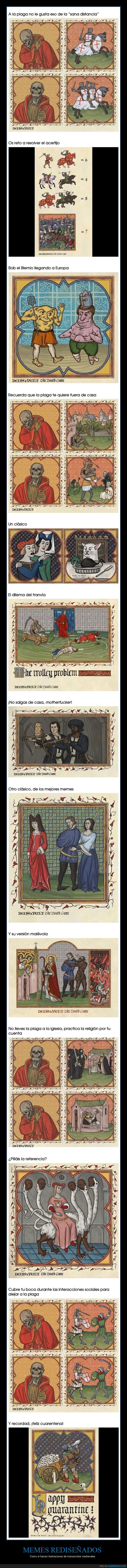 memes,medievales,edad media,cuarentena,coronavirus