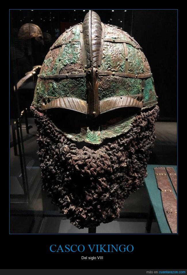 casco,vikingo,siglo viii