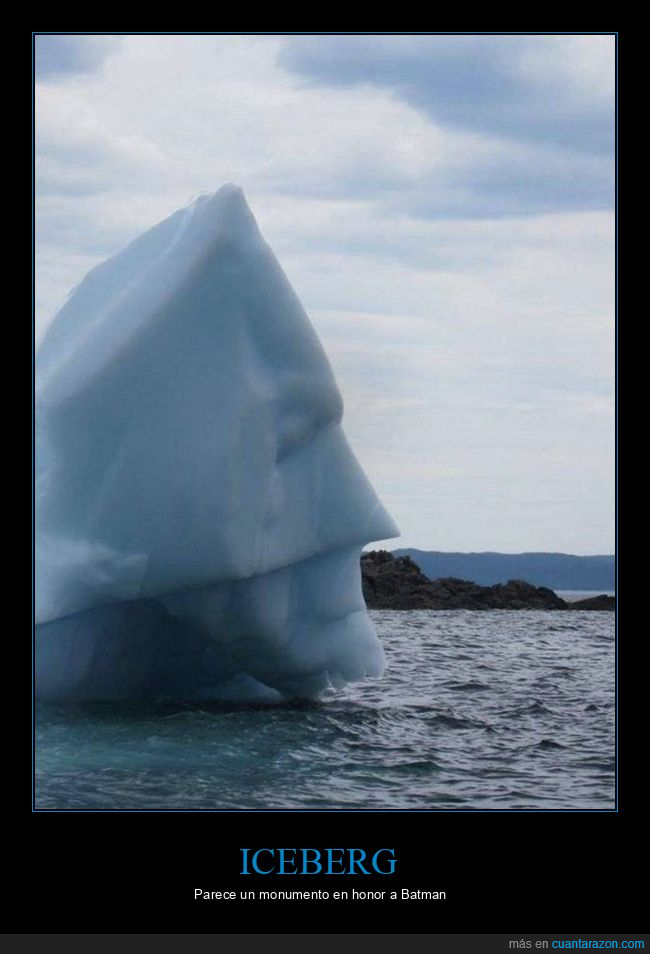 iceberg,batman,parecidos