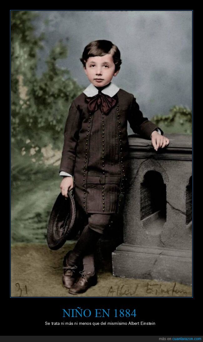 niño,1884,albert einstein