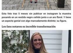 Enlace a Adele muestra su increíble transformación en la nueva foto que ha compartido en su 32º cumpleaños