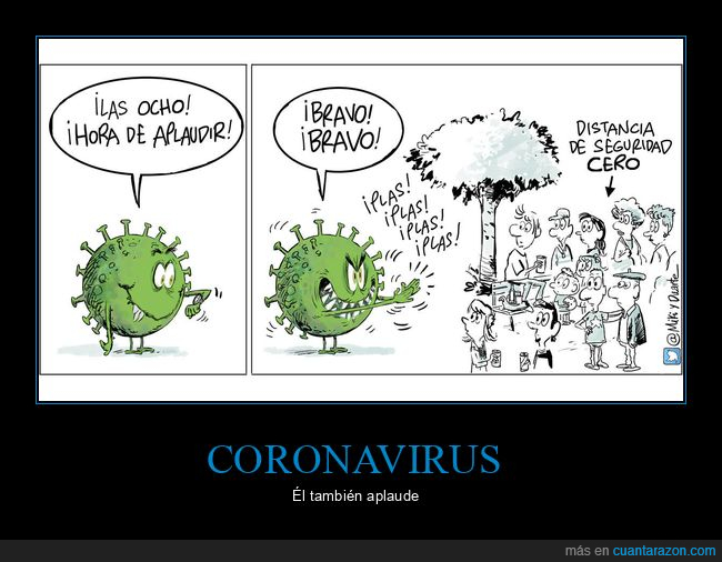 aplaudir,coronavirus,distanciamiento social