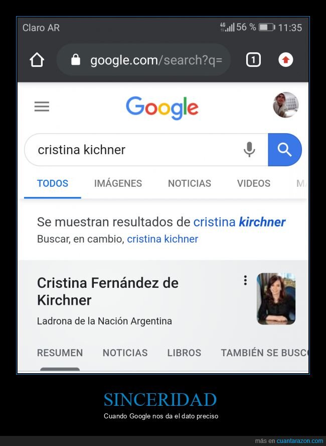 argentina,cristina kirchner,google