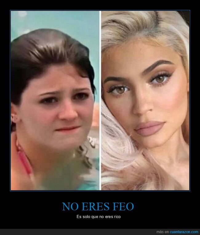 kylie jenner,antes,ahora