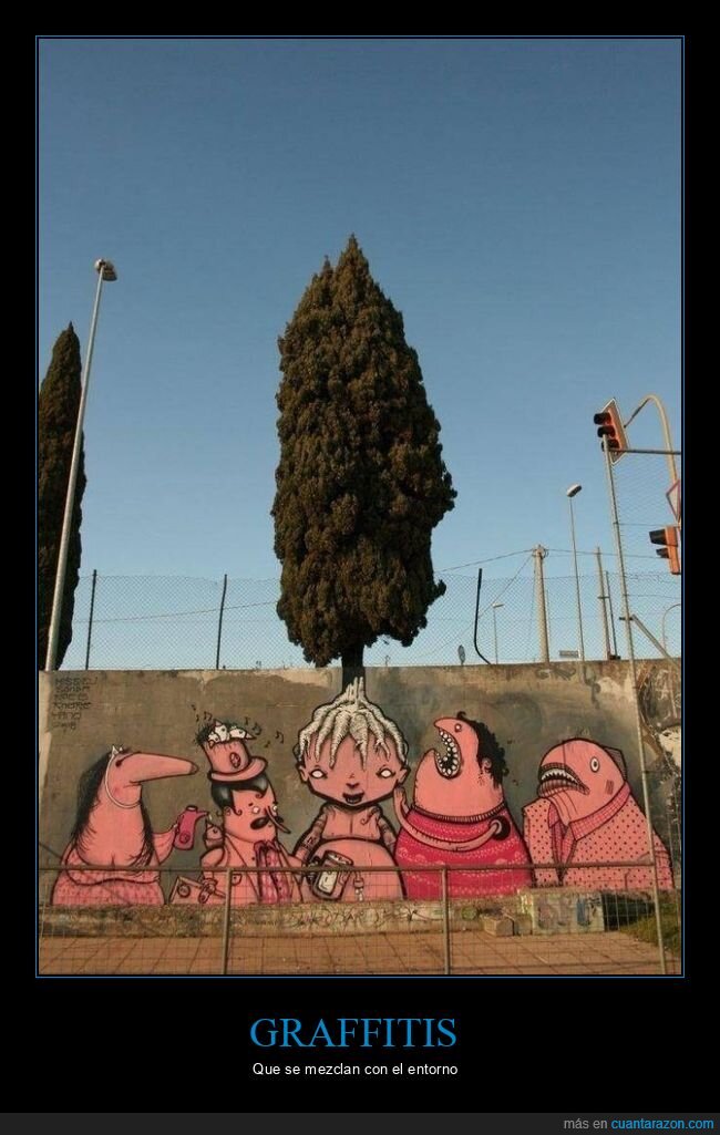graffiti,árbol,arte callejero