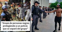 Enlace a Imágenes mostrando el otro lado de las protestas por George Floyd que los medios no quieren mostrar