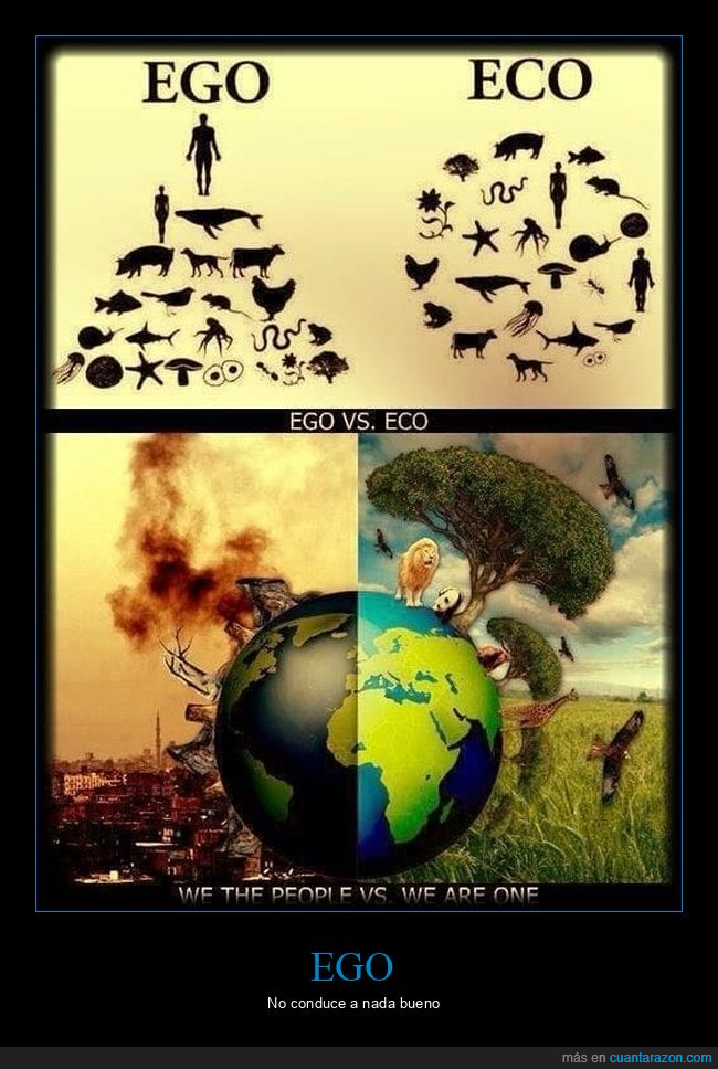 ecología,ego,planeta