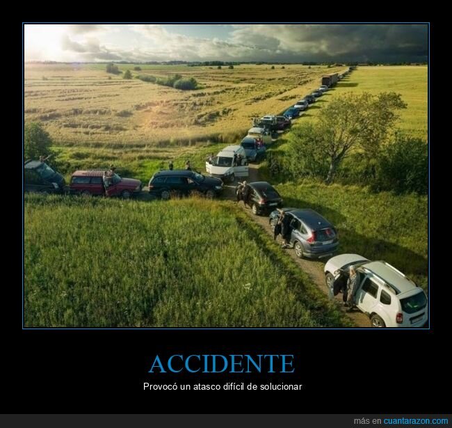 coches,accidente,atasco,caminos,wtf