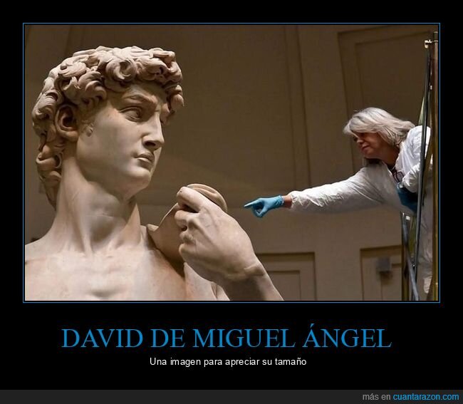 david,miguel ángel,tamaño