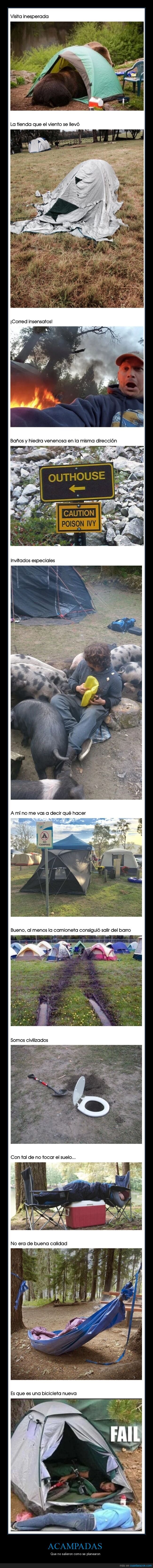 acampadas,fails