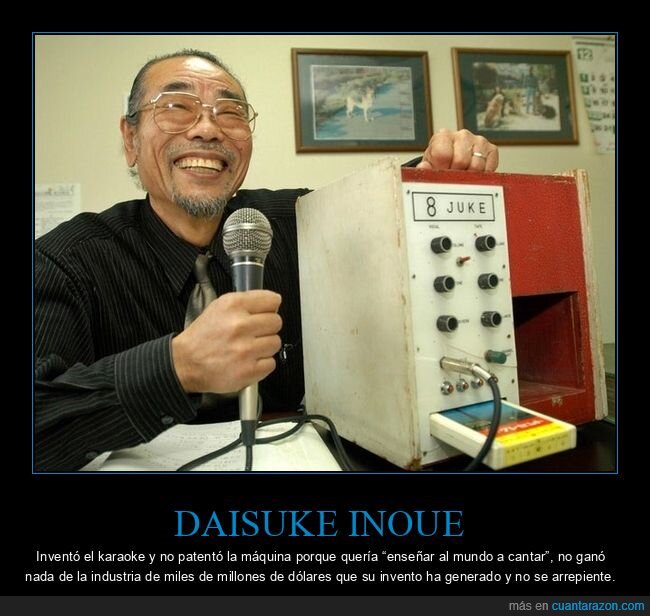 daisuke inoue,inventor,karaoke