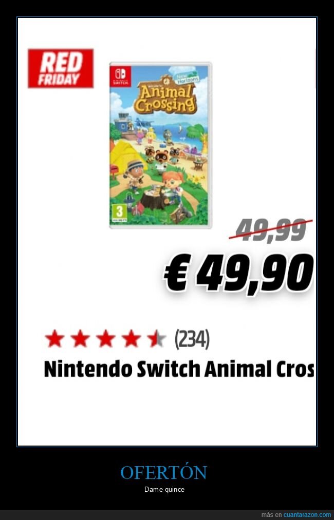 animal crossing,precio,oferta