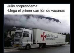 Enlace a Solo es el camión de una empresa farmacéutica...