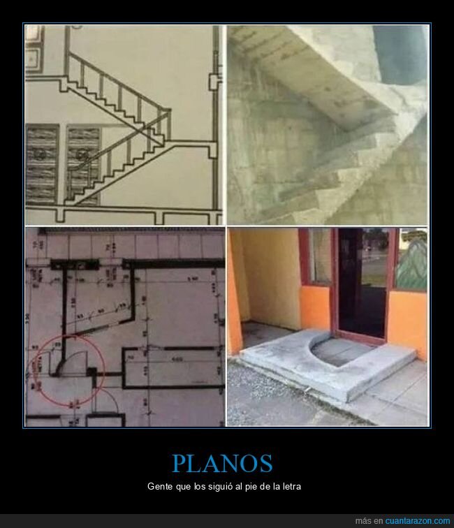 planos,construcción,fails