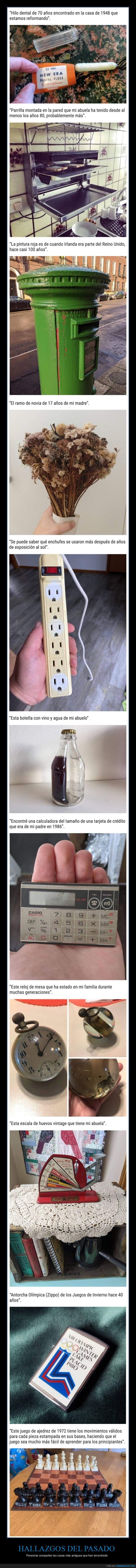 cosas antigua,hallazgos