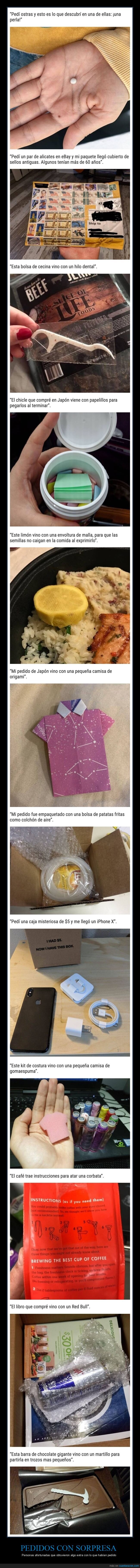 pedidos,sorpresa,suerte